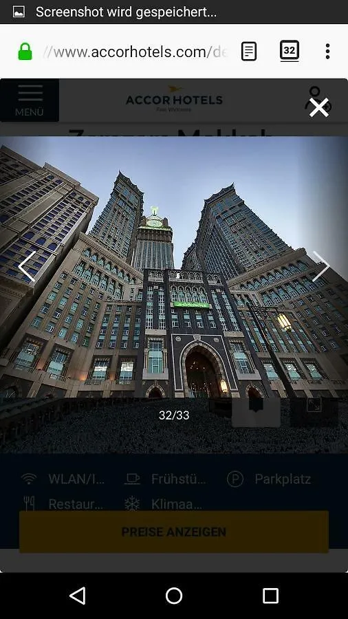 Abraj Zamzam Royal Suite Appartment/Haram-Kaaba View Mecca Apartment